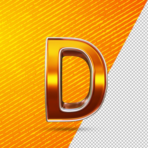 Diseño de texto dorado 3d