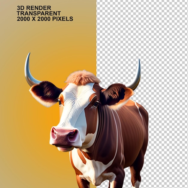 Diseño de vacas en 3d