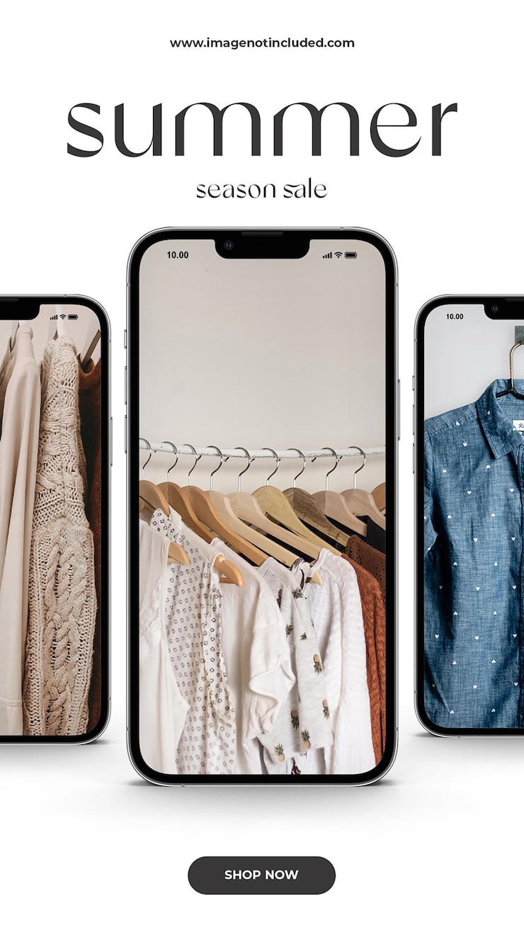 PSD diseño de ventas de temporada de verano de psd para redes sociales e plantilla de historias de instagram