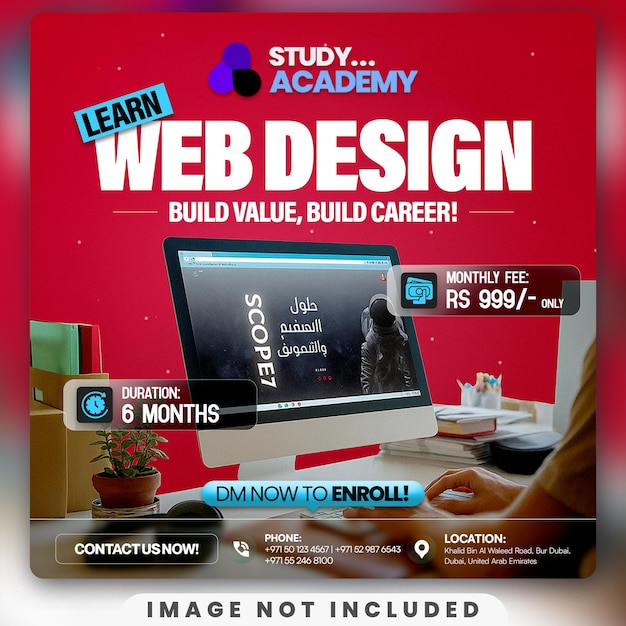Diseño web plantilla de publicación de Instagram diseño de publicación de redes sociales PSD