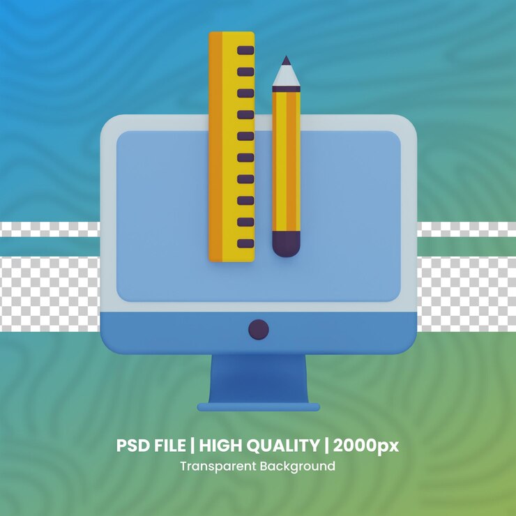 PSD diseño web render 3d diseño gráfico conjunto de render 3d archivo psd fondo transparente