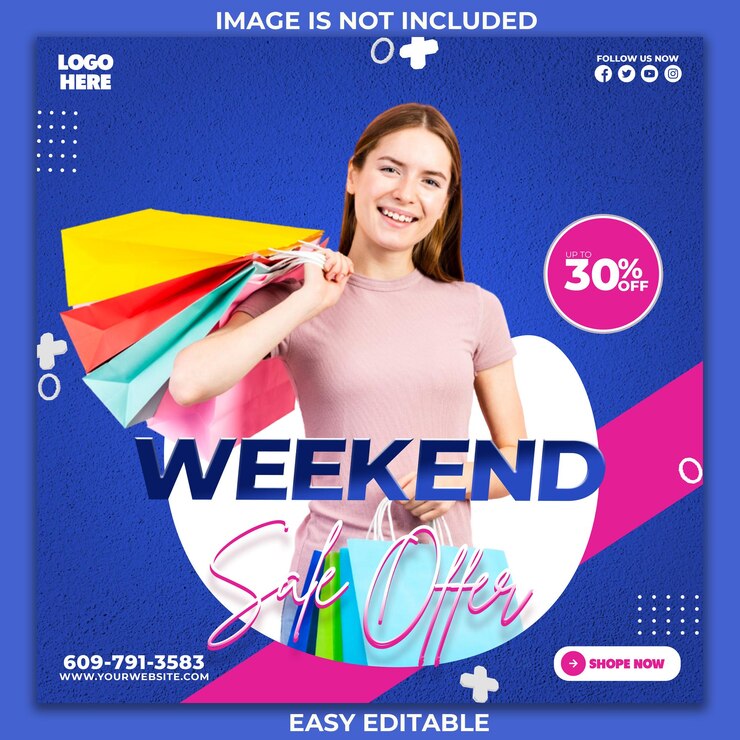 PSD diseños de carteles y plantillas de venta