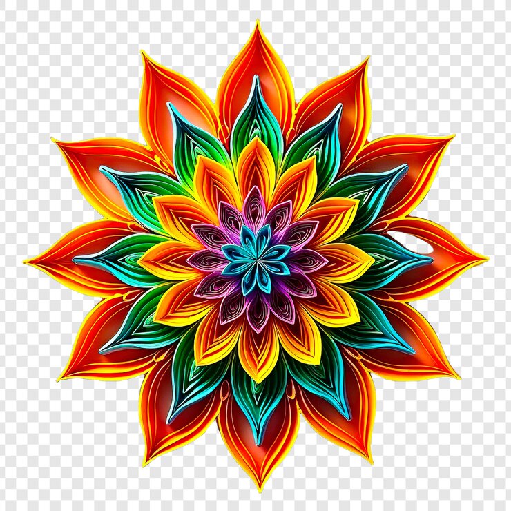 PSD diseños de mandala ilustraciones de stock png diseño fractal de mandala imágenes transparentes psd