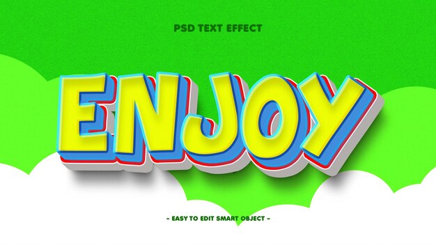 Disfruta del efecto de texto