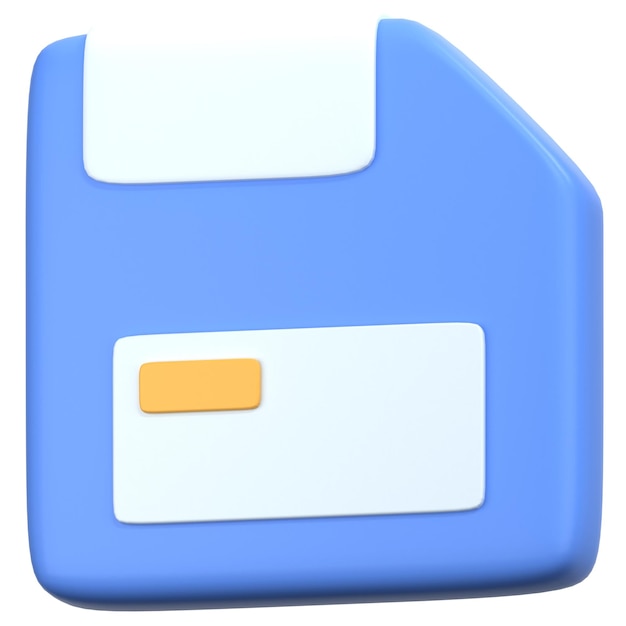 PSD diskette 3d-illustration icon-pack-element