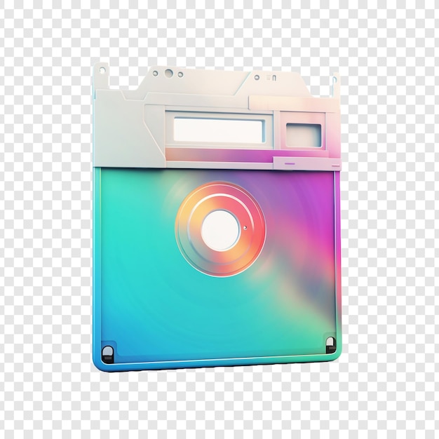 PSD diskette isoliert auf transparentem hintergrund