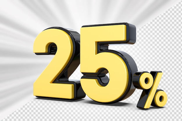 Diskon Angka 25 Persen
