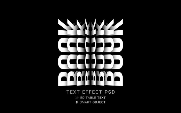 PSD disort-psd-text-effekt