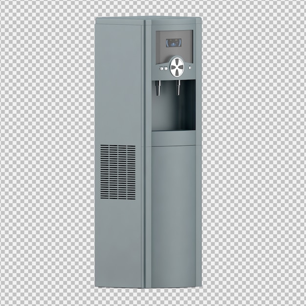 Dispensador de água isométrico