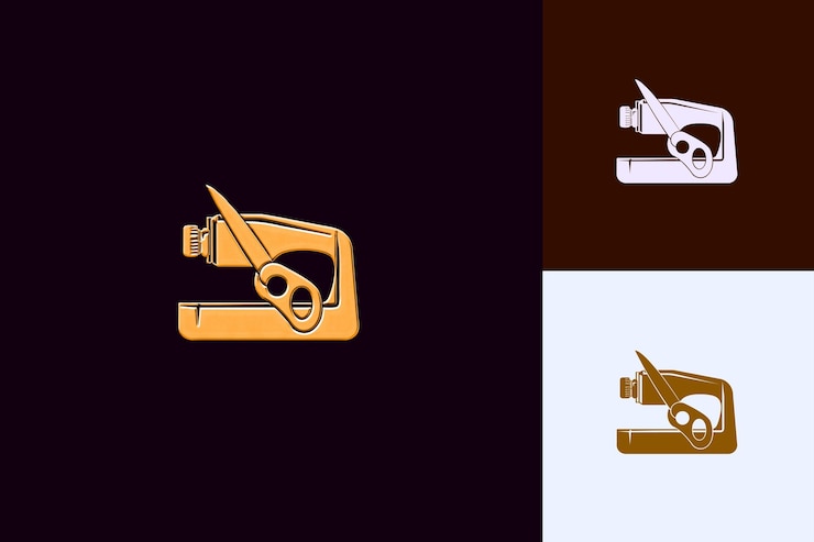 PSD dispensador de fita png com um design prático com um desenho artístico de desenho criativo