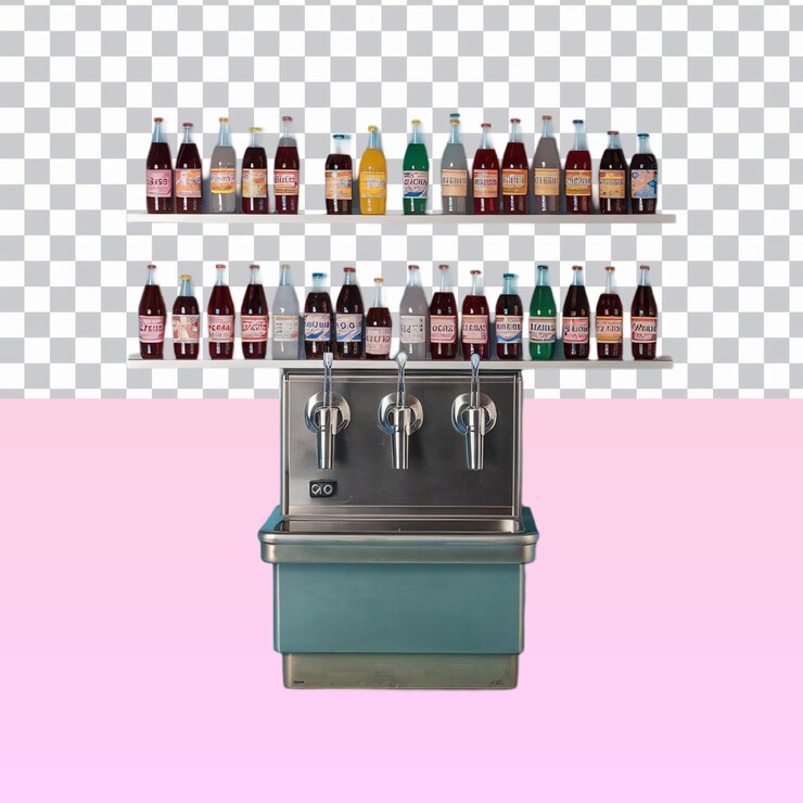 PSD dispensador de soda triple aislado