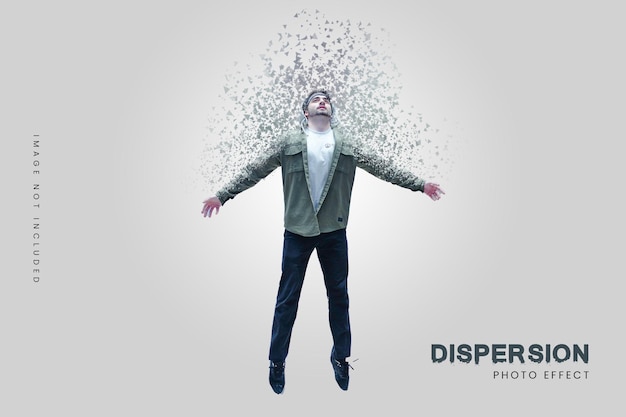 PSD dispersions-photoshop-effekt premium psd