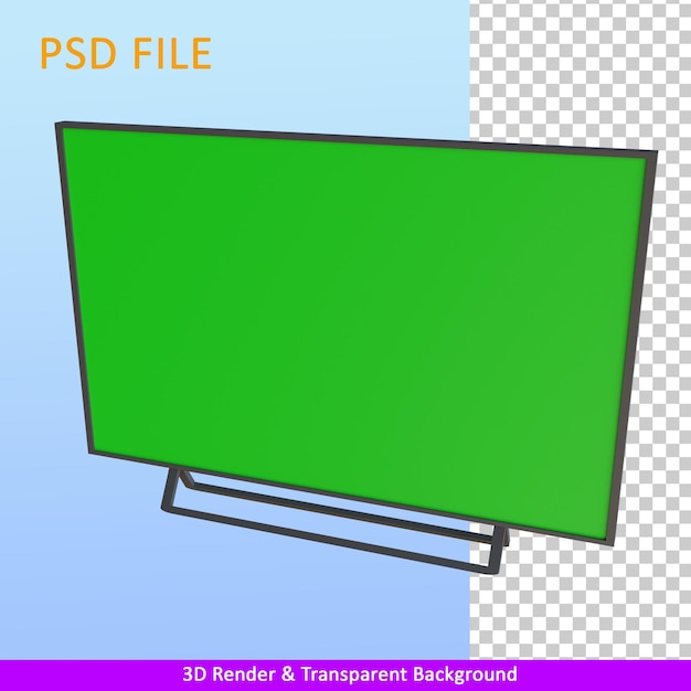 display a led di rendering 3d