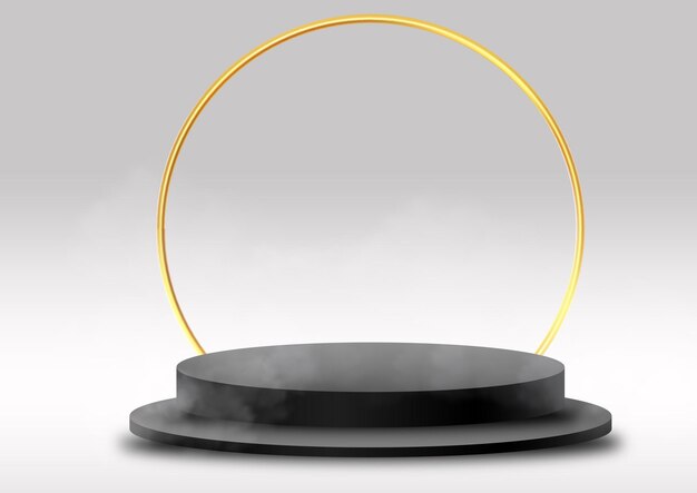 Display de produit PSD arrière-plan du podium 3D