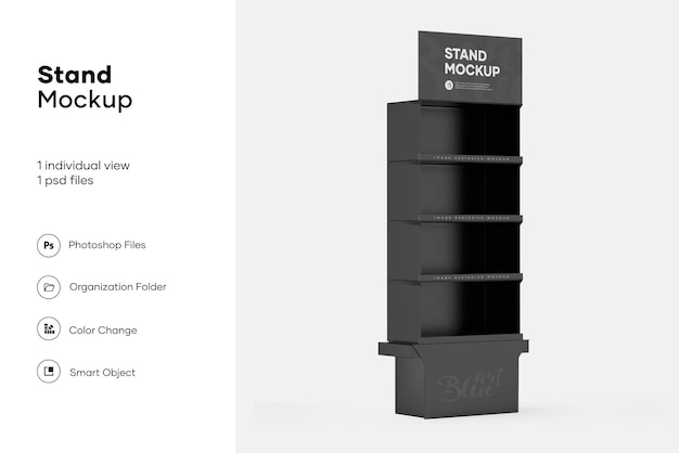 PSD display stand mockup