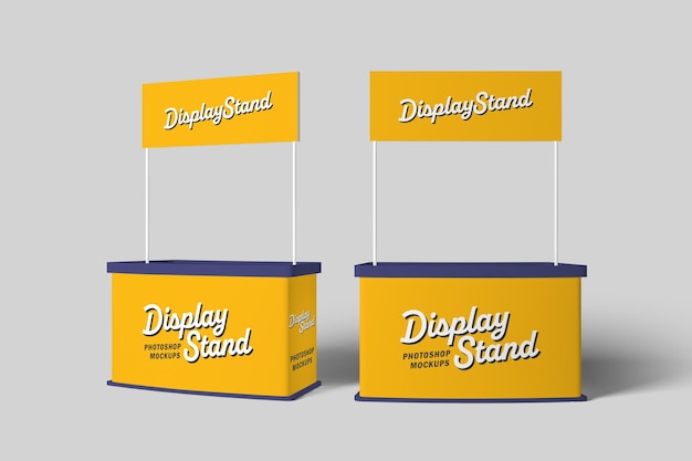 PSD display stand mockup