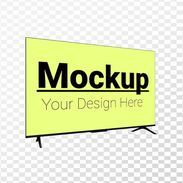 Disposición del monitor en isometría sin fondo