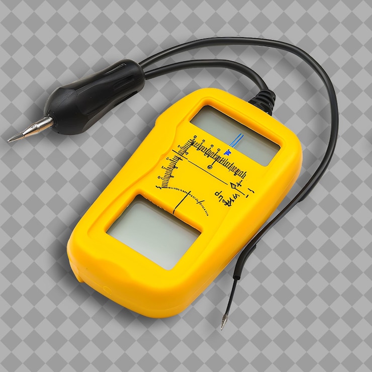 PSD un dispositivo amarillo con un cable negro que dice quot x2 quot en él