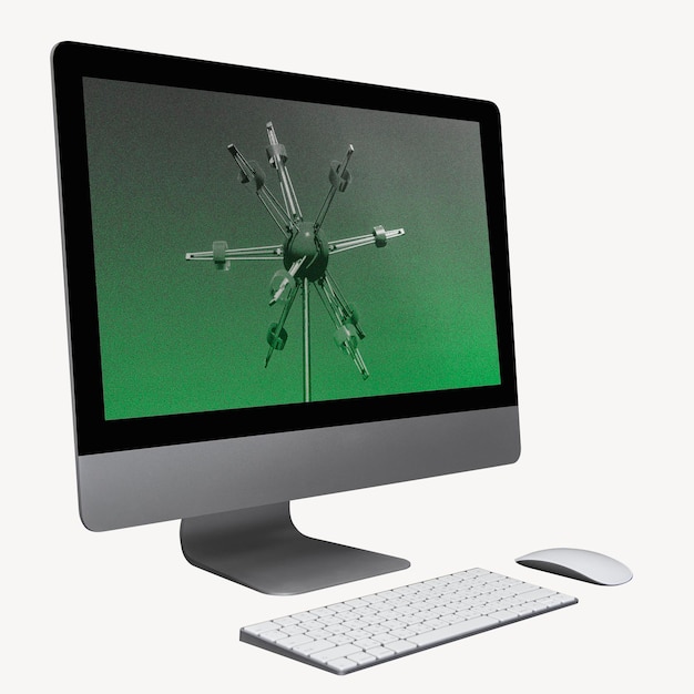 Dispositivo digitale mockup edibile dello schermo del computer psd