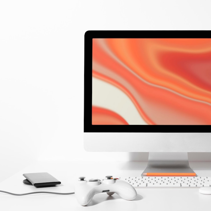 PSD dispositivo digitale psd mockup dello schermo del computer