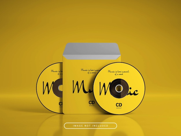 Disque compact avec maquette de couverture