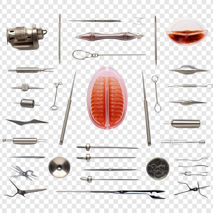 PSD dissecção isolada em fundo transparente
