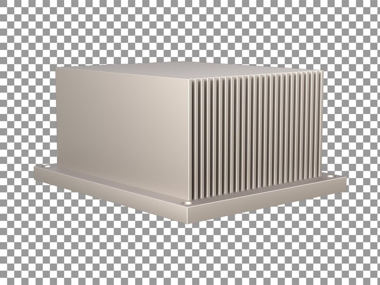 PSD dissipador de calor de aluminio 3d para placas base de computadoras y electrónica sistemas de refrigeración de piezas