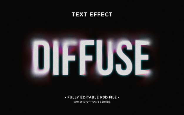 dissolved text effect