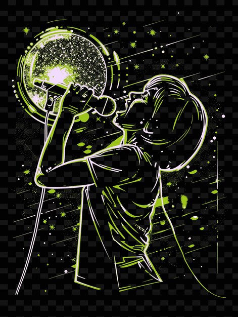 PSD diva de la discoteca cantando en un micrófono con una bola de brillo y una idea de cartel musical de ilustración vectorial