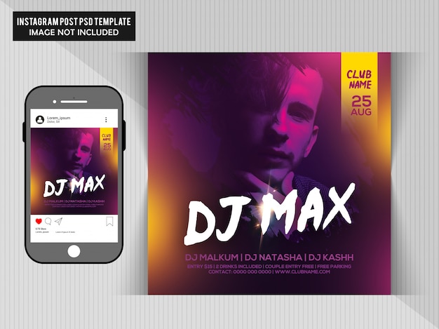 DJ Max Party Flyer