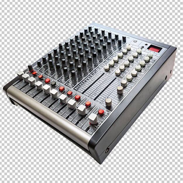 PSD dj mixer sur un fond transparent