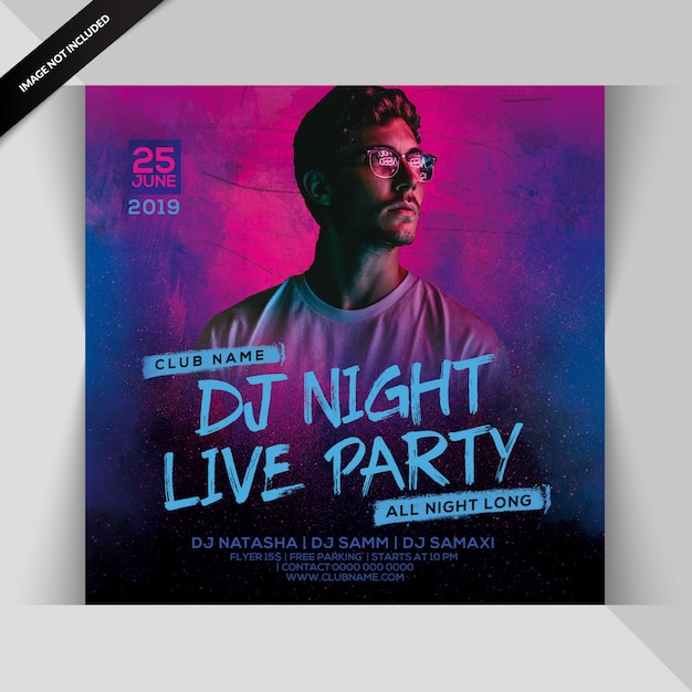 Dj-party-flyer