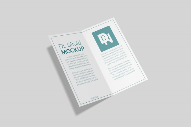 Dl Bifold Brochure Mockup