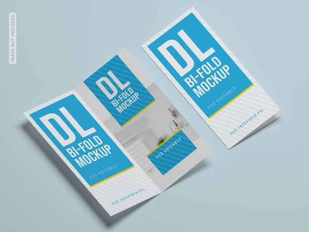 Dl bifold brochure mockup