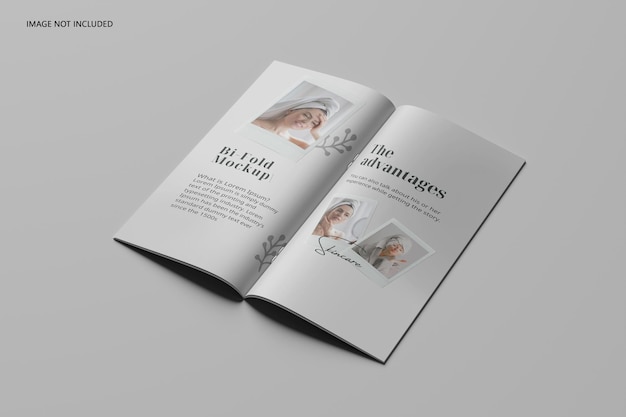 Dl brochure magazine mockup