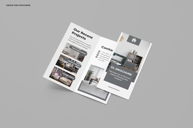 DL Brochure Mockup