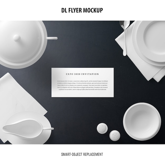 DL Flyer Mockup
