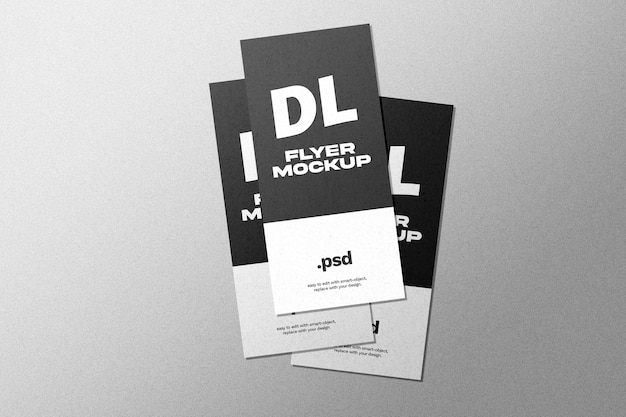 PSD dl flyer mockup