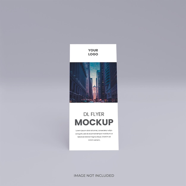 Dl flyer mockup