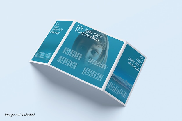 DL Gate Fold Mockup