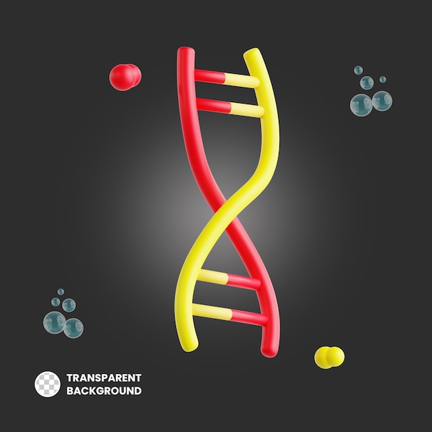 PSD dna-doppelhelix 3d-symbol für medizin und gesundheitswesen