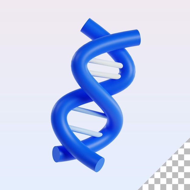 PSD dna-spirale genetisches 3d-symbol