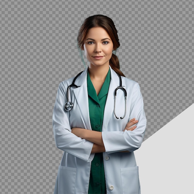 PSD docteur png isolé sur un fond transparent