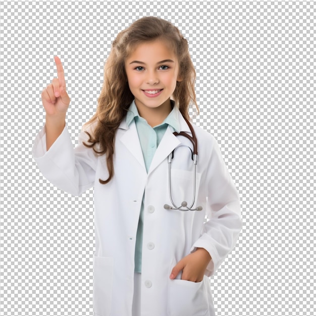 El doctor sonriente en el laboratorio