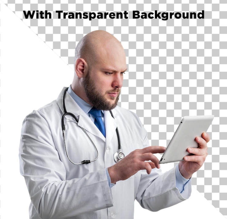 PSD doctor usando tableta