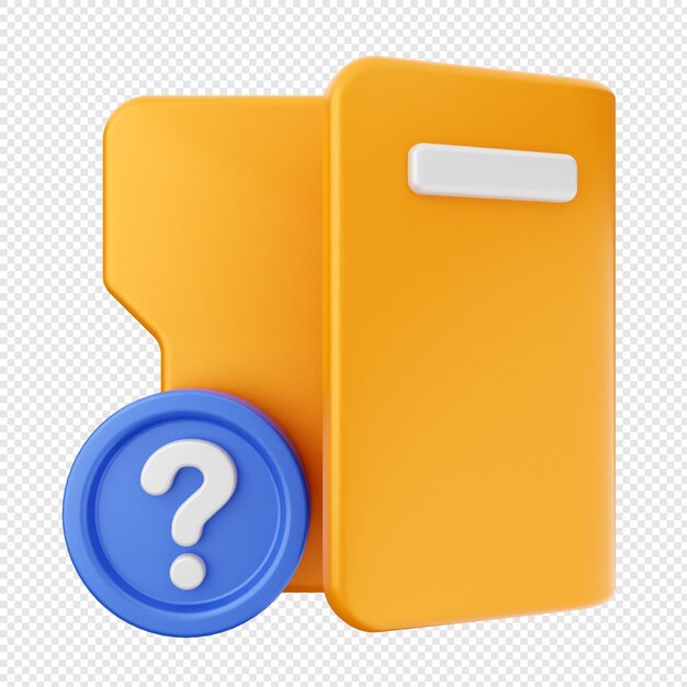 Document de fichier de dossier 3D