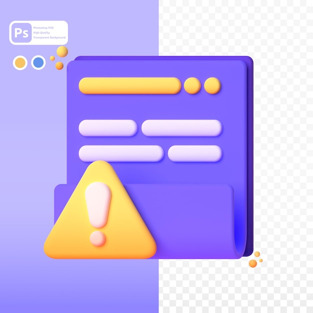 Document en rendu 3d pour la présentation Web d'actifs graphiques ou autre
