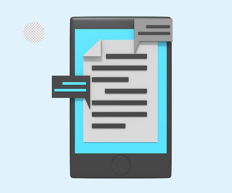 PSD documento aziendale al telefono