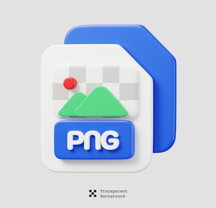 PSD documento de arquivo png ícone de tipo de arquivo formato de arquivos e conceito de documento 3d render ilustração