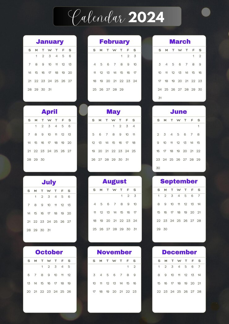 PSD documento de calendário floral verde bege 2024 a4 1